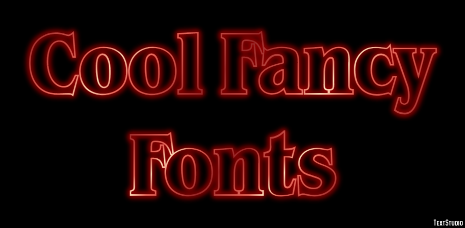 Cool Fancy Fonts テキスト効果