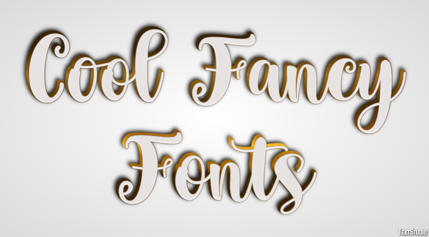 Cool Fancy Fonts テキスト効果