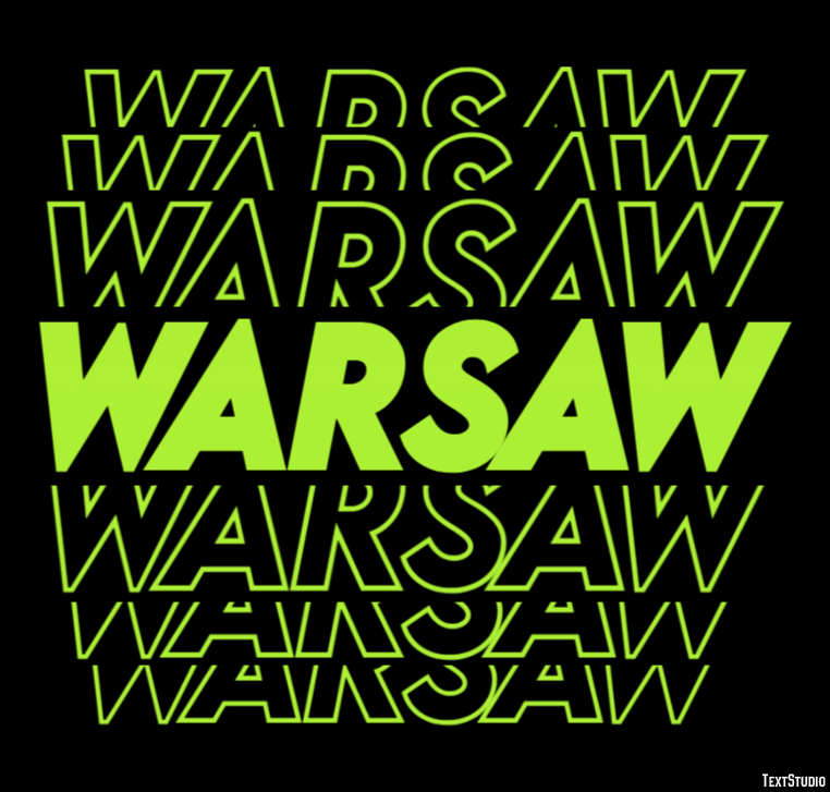 Warsaw Efekt tekstowy