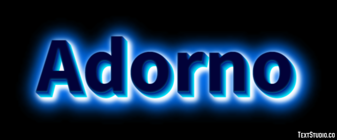 Adorno Effetto testo