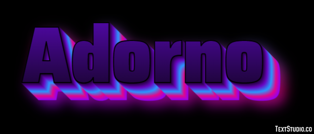 Adorno Efekt tekstowy