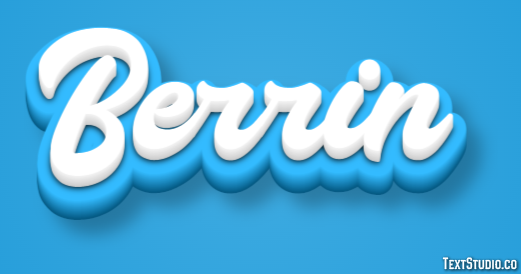 Berrin Text Effect