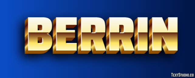 Berrin Texteffekt