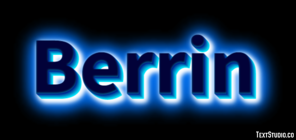 Berrin Texteffekt