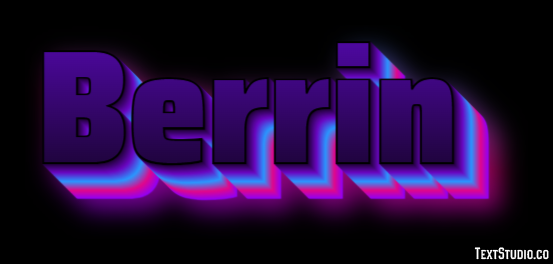 Berrin Text Effect