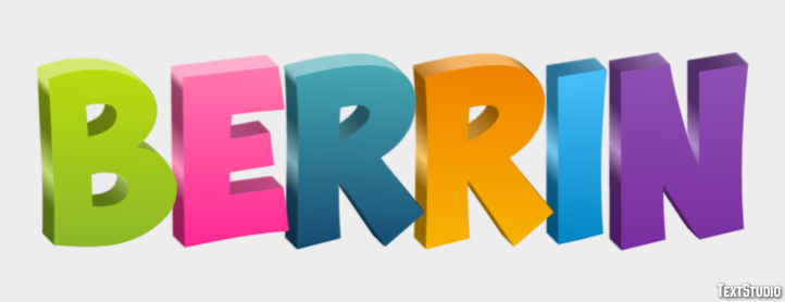 Berrin Text Effect
