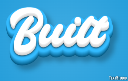 Built Text Effect