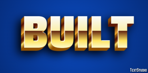 Built Efecto de Texto