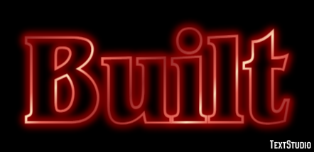 Built Text Effect