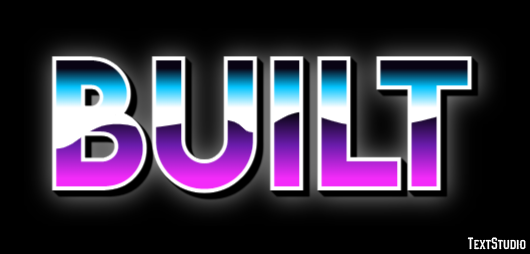 Built Text Effect