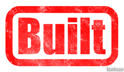 Built Text Effect