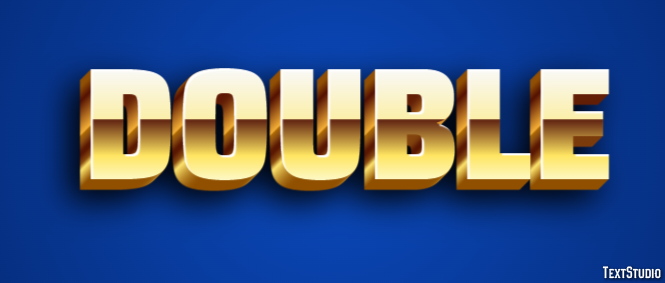 Double Text Effect