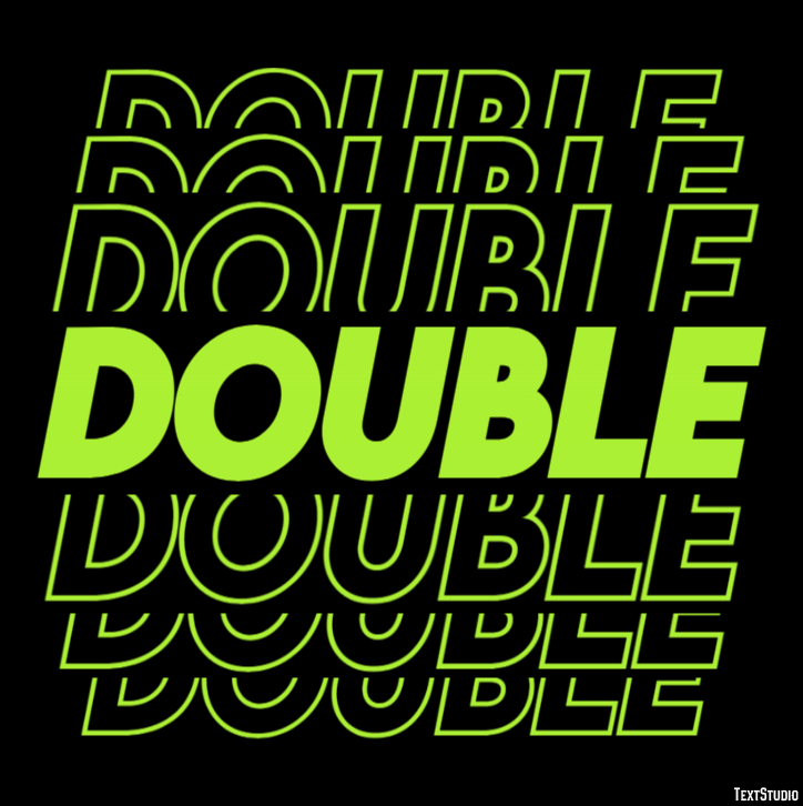 Double Text Effect