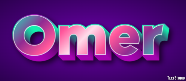 Omer Text Effect