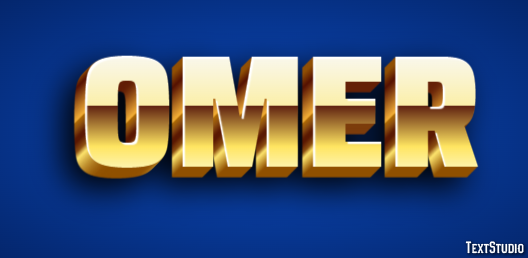 Omer Text Effect