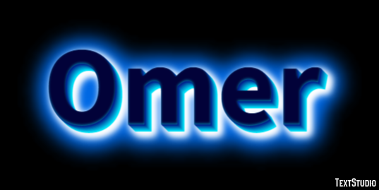 Omer Text Effect