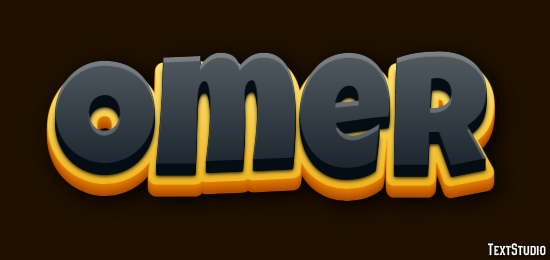 Omer Text Effect