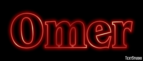 Omer Text Effect