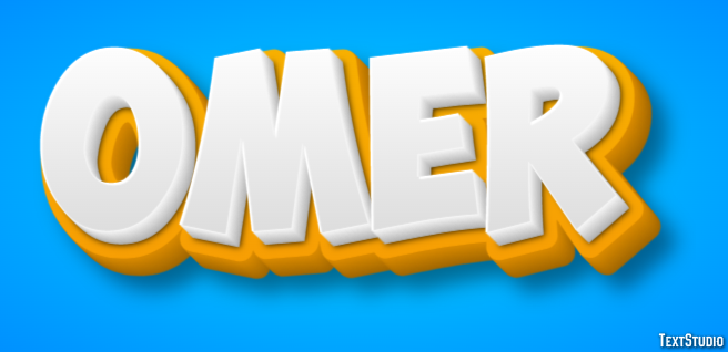 Omer Texteffekt