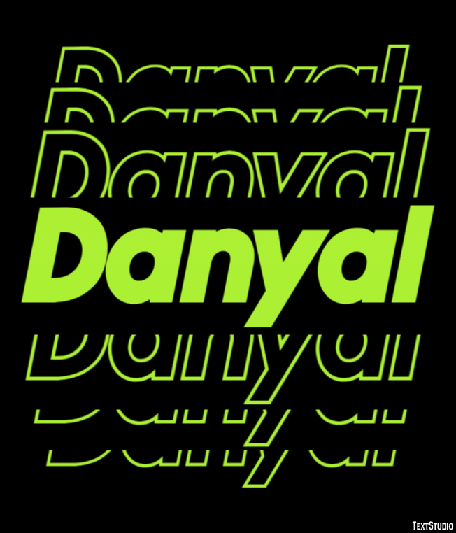 Danyal Text Effect