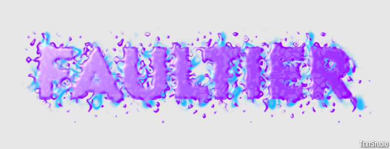 Faultier Texteffekt