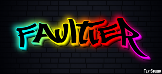 Faultier Texteffekt