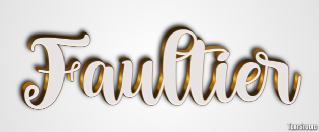 Faultier Efecto de Texto