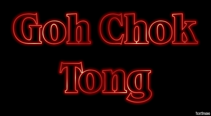 Goh Chok Tong Efeito de texto
