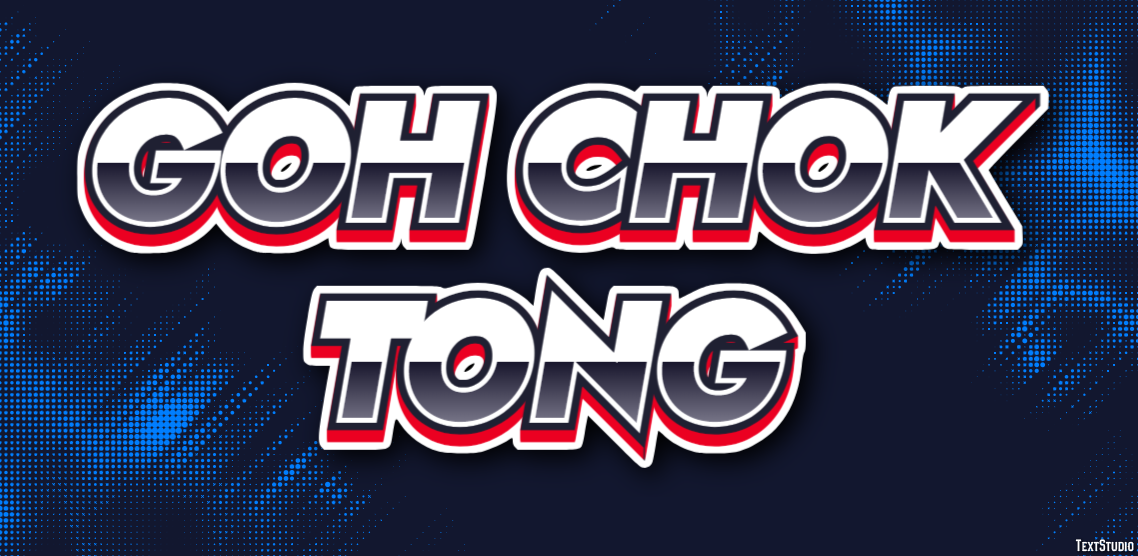 Goh Chok Tong Text Effect