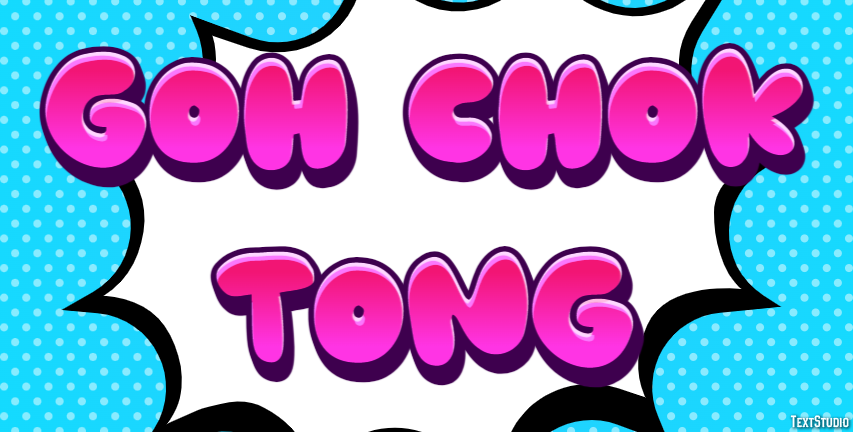 Goh Chok Tong Text Effect