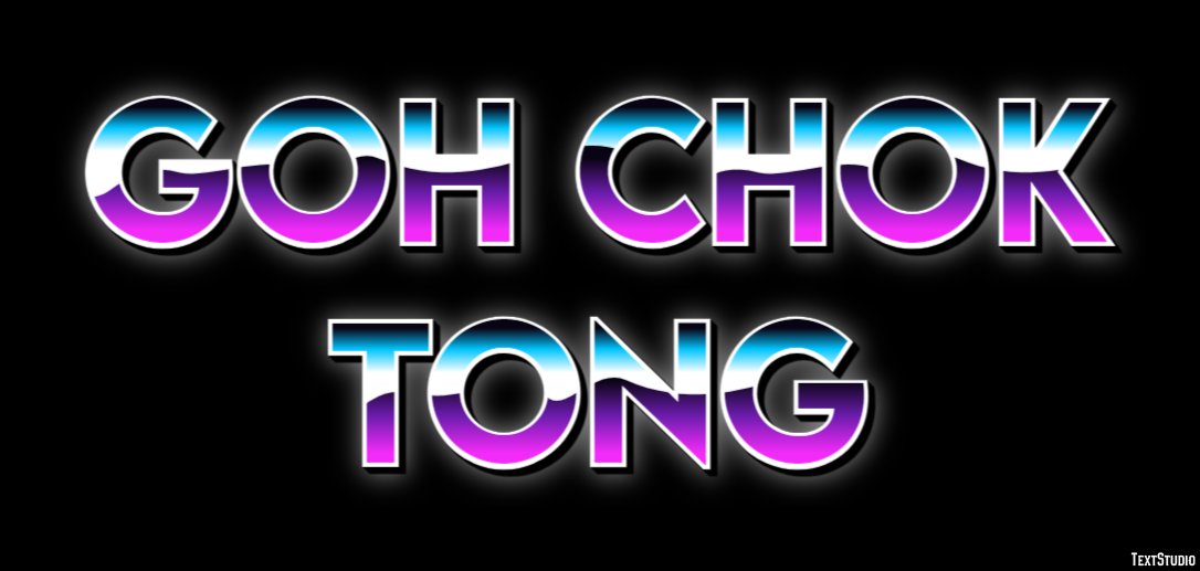 Goh Chok Tong Text Effect