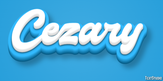 Cezary Effetto testo