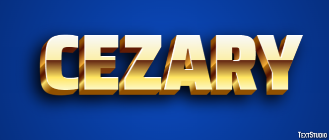 Cezary Effetto testo