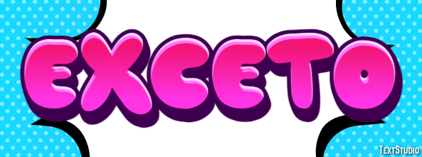 Exceto Text Effect