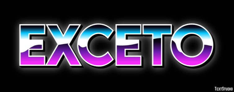 Exceto Text Effect