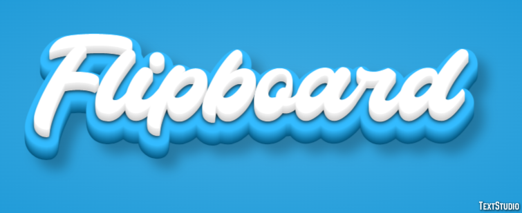 Flipboard Text Effect