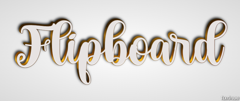 Flipboard Text Effect