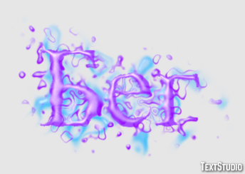 Бег Text Effect