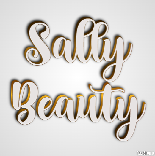 Sally Beauty Tekst effect