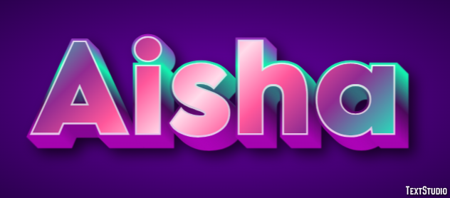 Aisha Text Effect