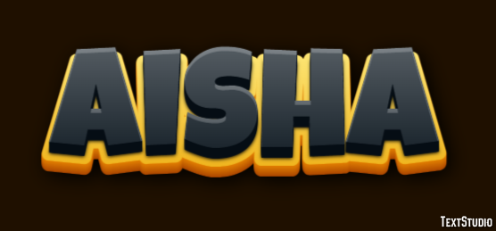 Aisha Text Effect