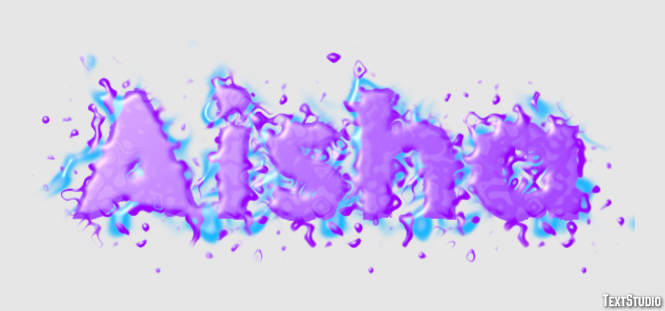 Aisha Text Effect