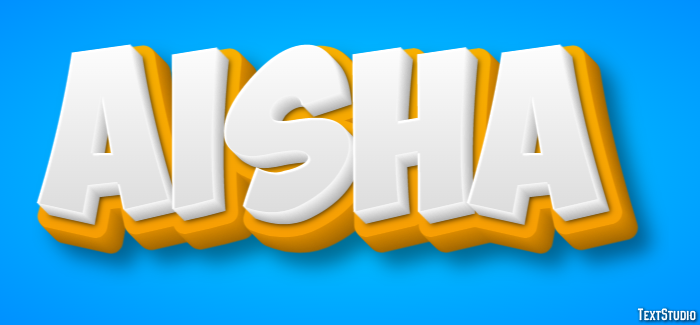 Aisha Text Effect