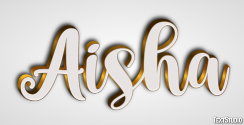 Aisha Text Effect