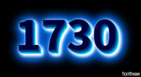 1730 Texteffekt