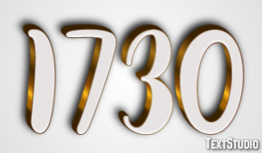 1730 Efeito de texto