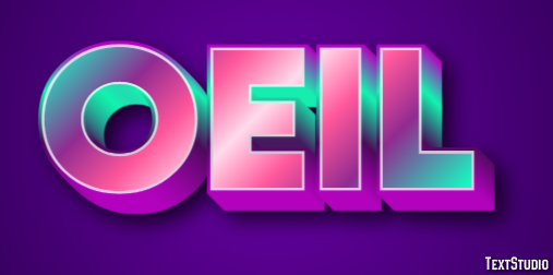 Oeil Effet de texte