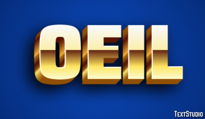 Oeil Effet de texte