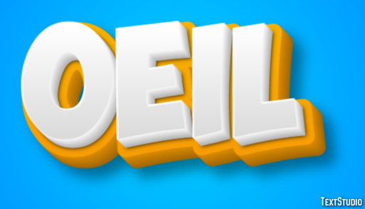 Oeil Effet de texte
