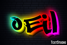 Oeil Effet de Texte